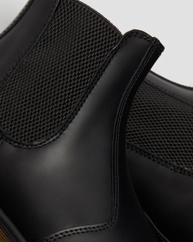 Dr Martens 2976 Smooth Lær Chelsea Støvler Herre Svarte | Norge 318UZG